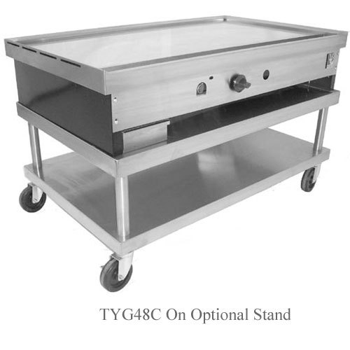 Wolf TYG48C teppan-yaki japanese style griddle, gas, 48