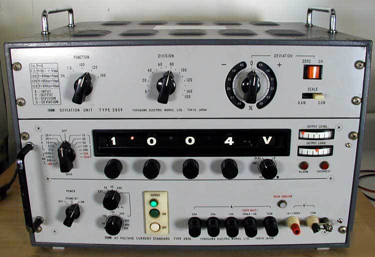 Yokogawa 2858/2859 ac voltage current calibrator
