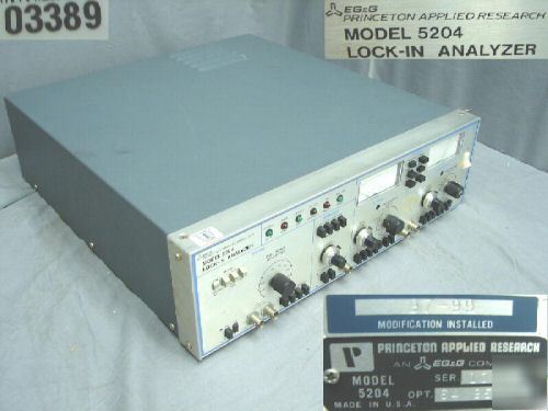 Eg&g princeton applied research 5204 lock-in analyzer