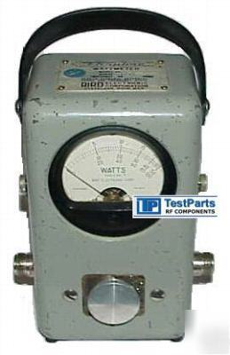 05-00912 bird model 43 wattmeter watt meter no elements