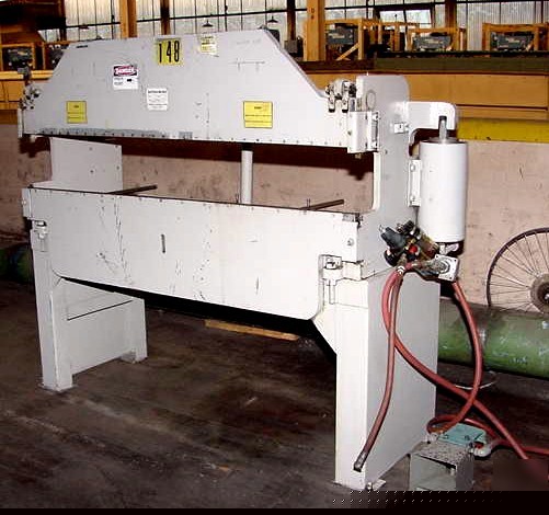5' x 12 ton bantam pneumatic press brake model B512