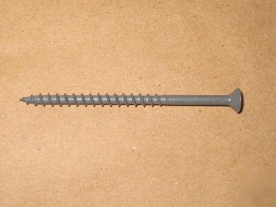 2,000 premium galvanized deck screws #9X3 square drive