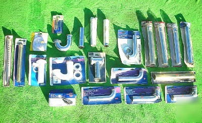 22PC plumbing hardware drain tube bath kitchen lot 6