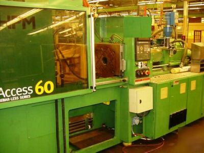 62 ton, 2.29 oz. hpm injection molding machine '98