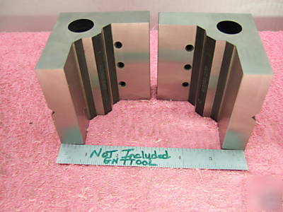 Angle plates step matched pair toolmaker machinist 