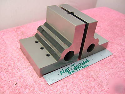 Angle plates step matched pair toolmaker machinist 