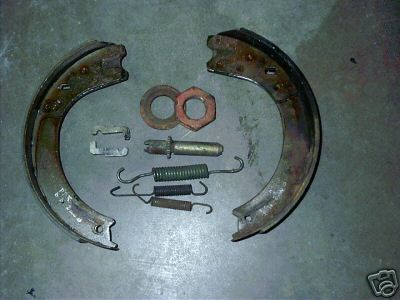 Ford tractor 8N brake shoe-springs-axle nut orignal