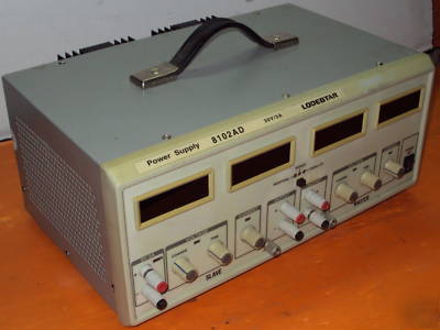 Lodestar power supply 8102AD triple tracking output