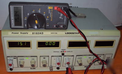 Lodestar power supply 8102AD triple tracking output