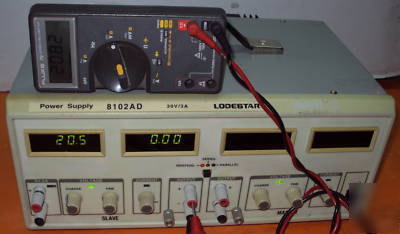 Lodestar power supply 8102AD triple tracking output