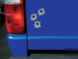 Magnetic bullet holes - 6 pack