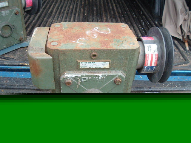 Ohio gear reducer reduction B325 6.28HP 2086 output