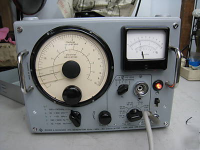 Rohde&schwarz rc generator 10 hz-1 mhz type srb 