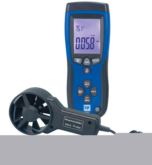 TIF3220 thermo-anemometer and ir thermometer tif 3220