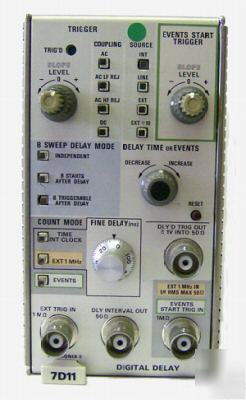 Tekronics oscilloscope 7D11 digital delay plug B060848