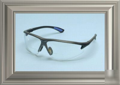 Elvex RX300 bifocal safety glasses, +3.0 diopter, 3 prs
