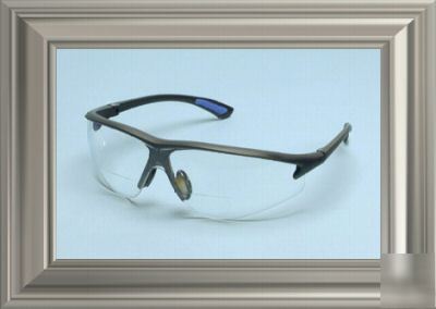Elvex RX300 bifocal safety glasses, +3.0 diopter, 3 prs