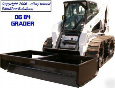 84 grader box fr bobcat skidsteer skid steer land plane