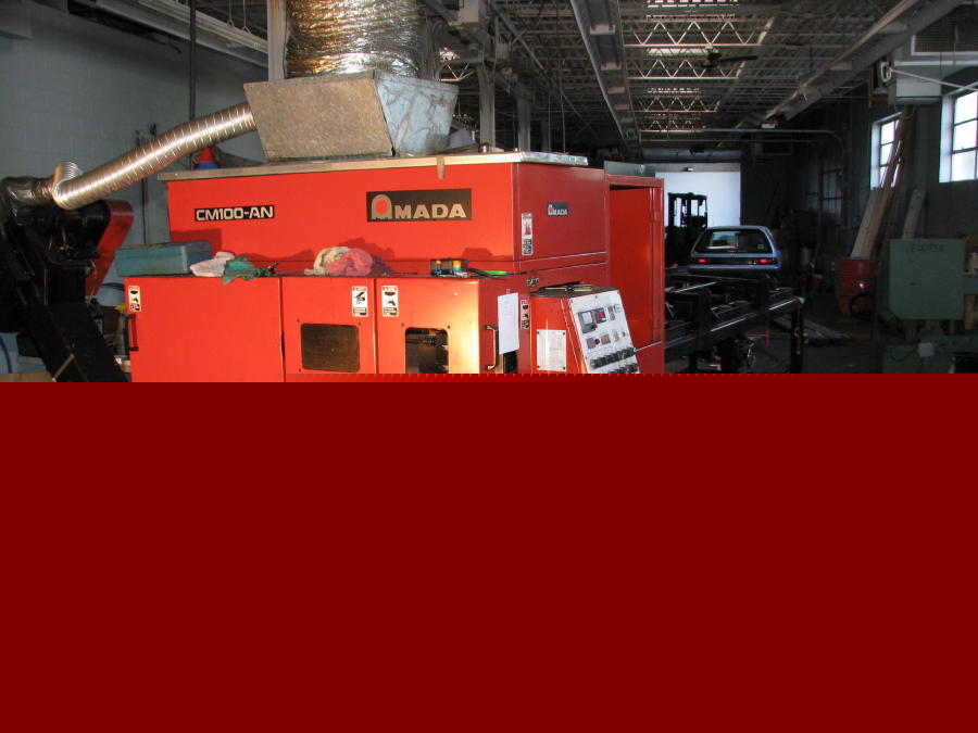 Amada cnc production cut-off saw cm-100-an .75