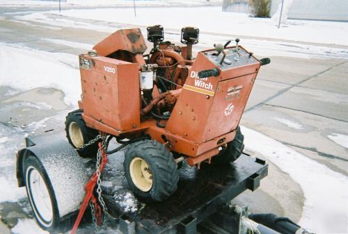 Ditch witch vp 250 vibrating plow - pipe puller