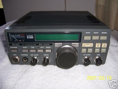 Heath sb-1400 hf transceiver, 100 watt,10 to 160 meters