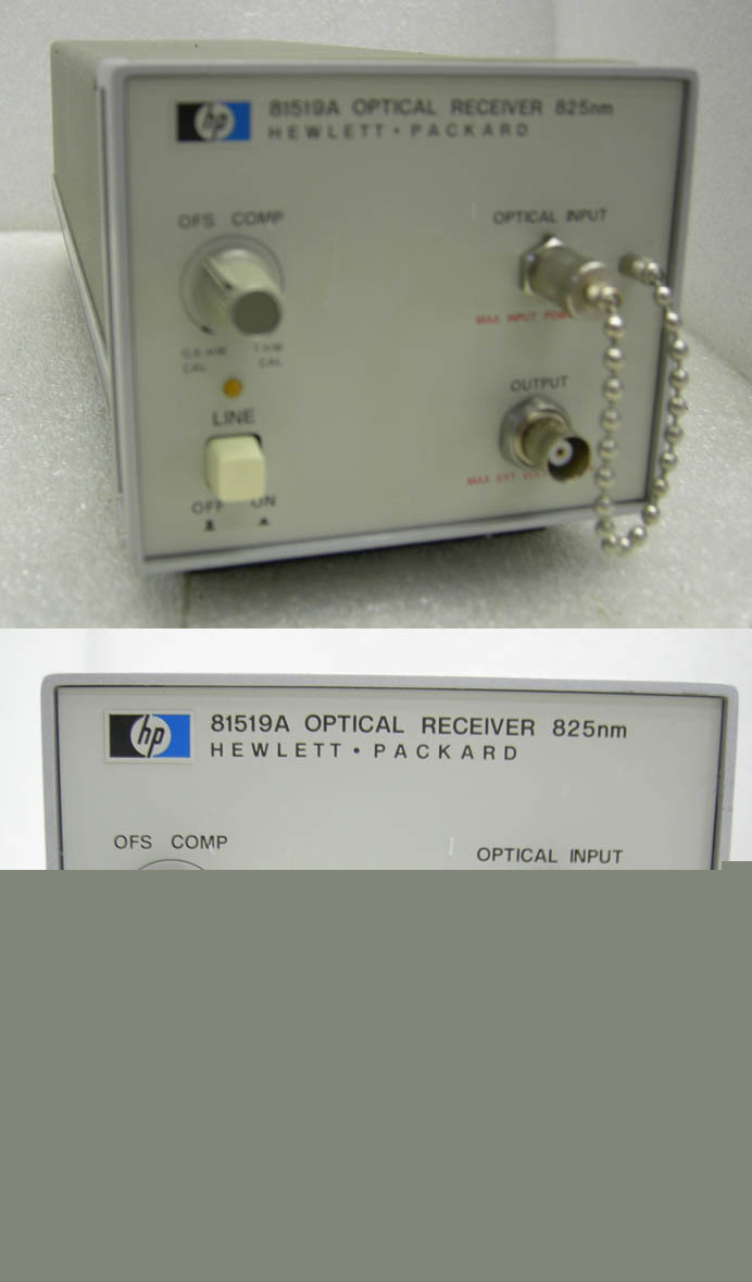 Hp 81519A optical receiver 825NM