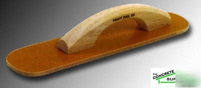 Kraft tool concrete hand float canvas resin CF501 16