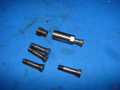 Lot 5 hardinge 1C collets holder for mill lathe