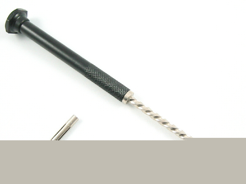 Pcb push drill + collet 1MM to 2MM hand tool for dremel
