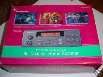 Pro 2044 radio shack -80 channel programmable scanner 