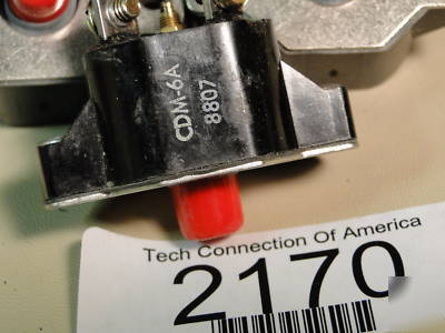 Texas instruments klixon cmd-6A 8807 push button switch