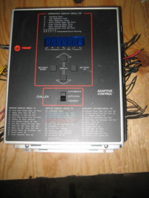 Trane chiller control series r model # RTAA240 - used 