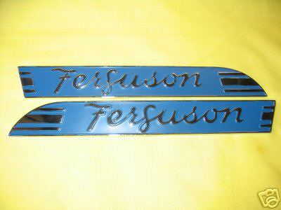 Ferguson TE20/TO20 tractor side bonnet badges