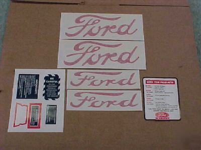 Ford naa jubilee decal kit set NAA5354 