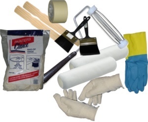 1 person application kit for 1 car kit - paint - garage