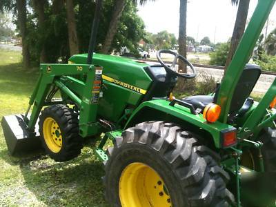 2004 john deere 790 4X4 with loader 350 hours $10,800