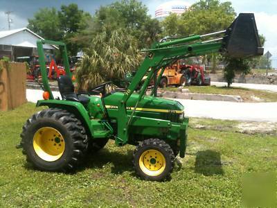 2004 john deere 790 4X4 with loader 350 hours $10,800