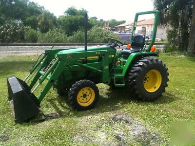 2004 john deere 790 4X4 with loader 350 hours $10,800