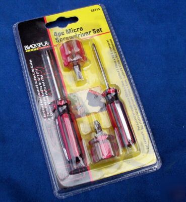 4PC micro screwdriver set - nice and compact set