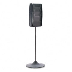 Deflecto deluxe revolving 6 pocket floor stand