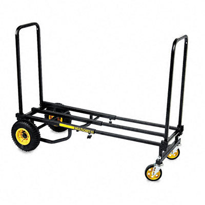 Eight-way hand truck cart, 500LB capacity black