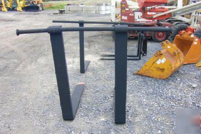 Forks for farm tractor loader backhoe