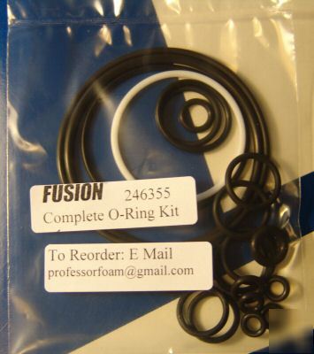 Graco fusion air purge spray gun o-ring set 