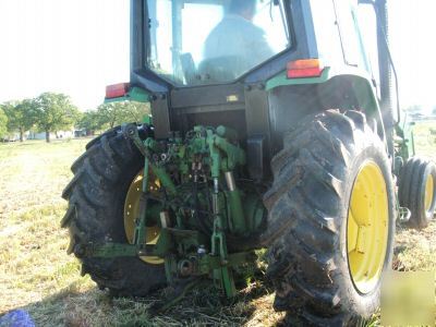 John deere 6200 cab tractor with jd loader