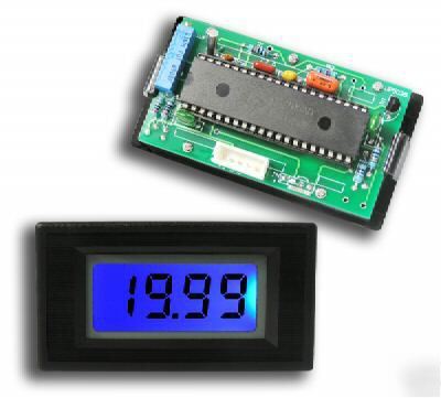 New blue lcd dc 20V digital volt meter power 6V - 15V