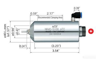 Nsk nakanishi lever type spindle NR405100 atc cnc lathe