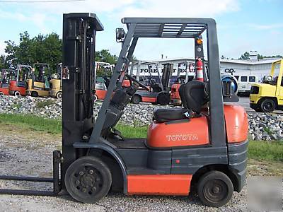 Toyota 4000 lb cap forklift