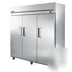 True tm-74F| triple door top mount s/s freezer| 74CUFT