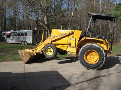 John deere 210C loader tractor