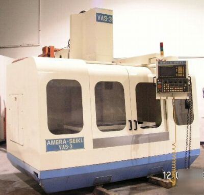 1998 amera seiki cnc machining center fanuc omd mill 